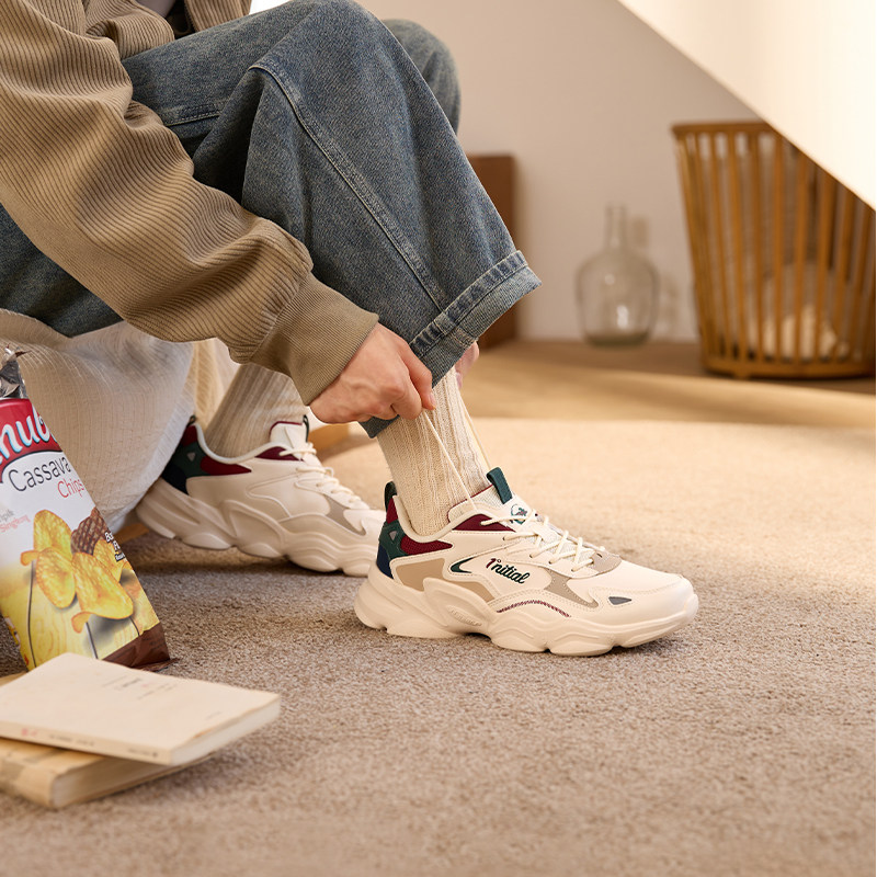 361男鞋运动鞋2025冬季防水防滑棉鞋老爹鞋男士加绒跑步休闲鞋子 4