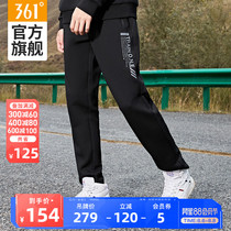 361 sports pants mens 2021 spring thickened trend casual pants fashion pants slim mens casual pants