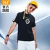 361 esports series 2018 hè mới 361 độ nam cổ tròn ngắn Áo phông thể thao giản dị nam ngắn tay áo thun nam đẹp Áo phông ngắn