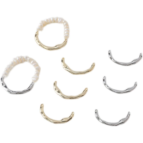 Браслет из бисера ручной работы, кольцо из жемчуга, аксессуары, 14 карат, золотой цвет