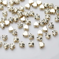 Золотые сердечки 14 карат {10 штук} каждое