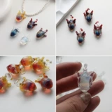 Импортное сердце ручной работы, подвеска, браслет из бисера с аксессуарами с бусинами, «сделай сам»