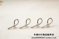 Узел К белый 6-значный {1 штука} Игла серебристая 10*22мм