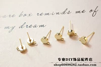 Поперечное отверстие 6 мм, золото 18 карат {1 шт.} закрытое кольцо