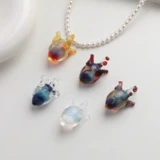 Импортное сердце ручной работы, подвеска, браслет из бисера с аксессуарами с бусинами, «сделай сам»