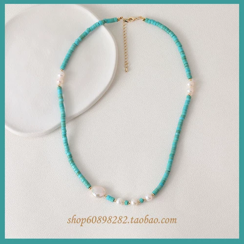 Натуральное синтезированное колесо, бусины, ожерелье и браслет из жемчуга, серьги, аксессуары