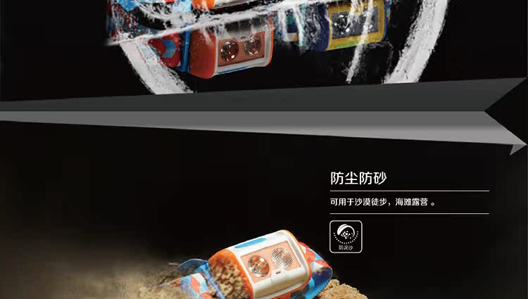 Fire Maple ERGATE tấn công đèn pha câu cá siêu sáng chói ngoài trời chiếu sáng dài không thấm nước cưỡi cá đêm đèn led xài pin