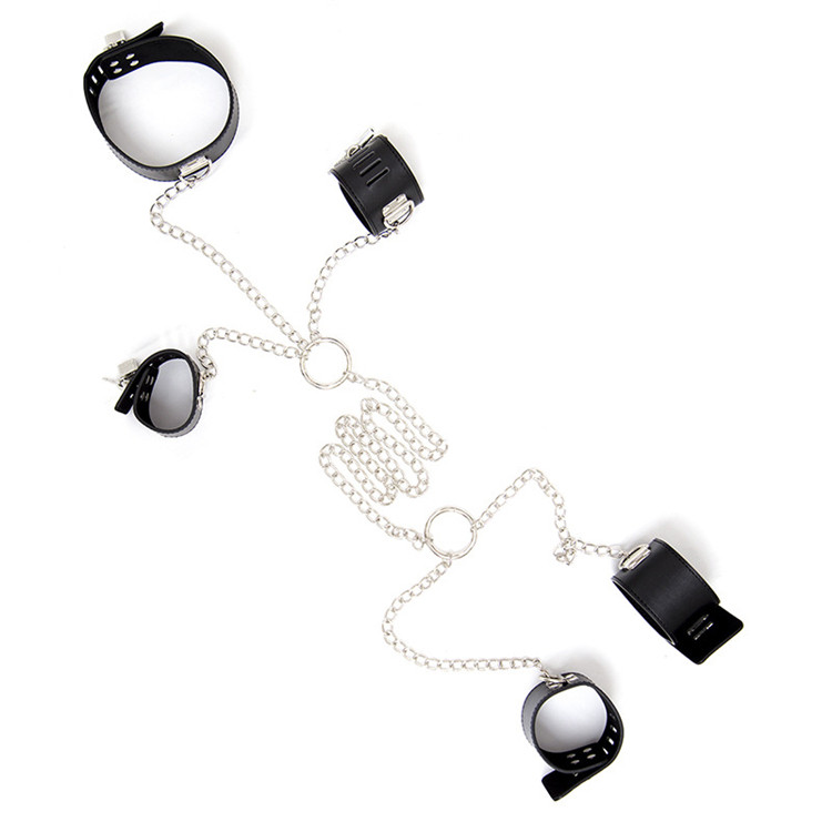 Hands and feet Handcuffs Sm Female couples Conjugal Toys Sex Toy Bundles Shackles handcuffs Handcuffs Shackles Collar shackles Self-bondage