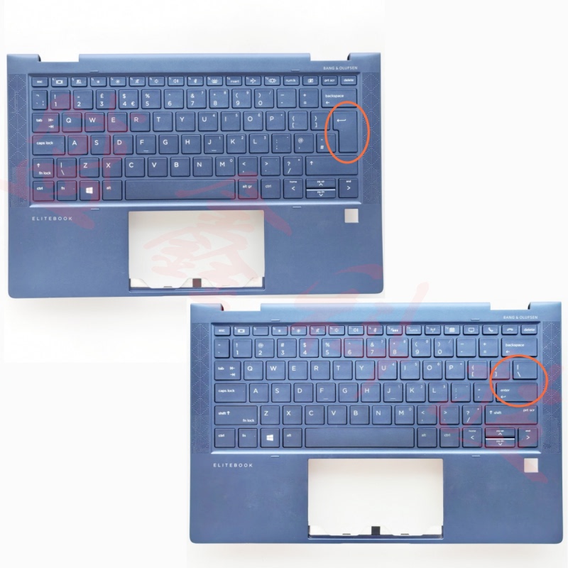 Cohgsh C Shell with Backlit Keyboard, Palm Rest, and Outer Shell Suitable for HP Dragonfly G2