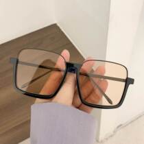Square Sunglasses Square Sunglasses Big Frame Men And Womens Retro Hip Hains Street Beats High Sense Drive