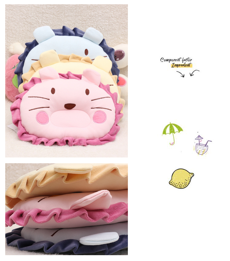 Gối cho bé 0-1-3 tuổi Bé chỉnh gối chống đầu gối trẻ sơ sinh cung cấp gối cotton màu sắc mùa thu đông - Túi ngủ / Mat / Gối / Ded stuff chăn quấn cho bé sơ sinh