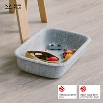 PUPUPULA felt basket Several tables custom storage basket Nordic style drawer storage basket Desktop sundries storage basket