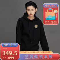 (Mustard original) Yat Shao Chinese style slim hooded design loose simple fashion long sleeve pullover sweater