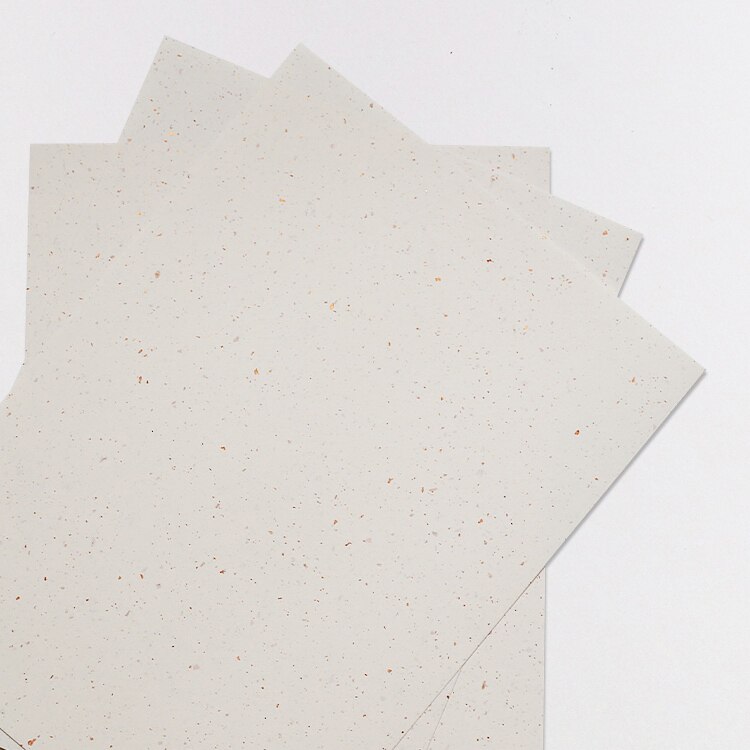 (19x27cm) 16 open blank elegant European letterhead paper sprinkled gold hand account Greeting card painting album DIY white