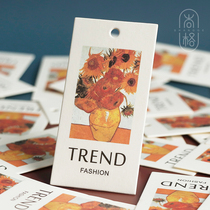 Tag custom general clothing small label custom made clothes handwritten label womens single sheet price tag printing product trademark logo design color printing card high-grade label Lanyard card