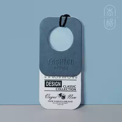 Men's and women's clothing fur clothing store tag logo logo custom-made custom clothes Children's clothing tag creative personality design small label tag design simple atmosphere