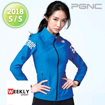 Spring Summer 2018 new PGNC badminton suit PEGGY Peco speed dry breathable sports top jacket 2