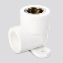 Emeco plastic industry PPR pipe inner ribbon foot elbow hot melt joint internal thread copper parts water pipe home decoration 778