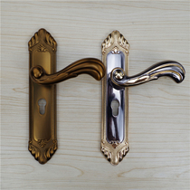 7885 new Heshiro Chinese interior bedroom room old solid wood mute handle universal magnetic door lock