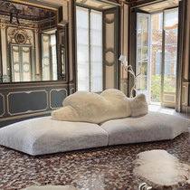 Italy imports Edra designer polar bear sofa by backcreative high-shaped villa lazy white bear