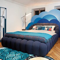 Bubble Bubble Bed Italy Italian style ultra-simple art designer master bedroom luxurious silent wind art