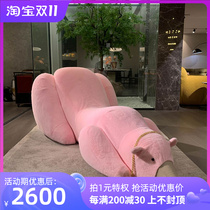 Italian one-piece stereotyped cotton Visionnaire polar bear sofa designer creative lazy living room bedroom