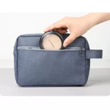 Простая портативная водонепроницаемая косметичка для путешествий с разделителями, сумка через плечо, универсальная сумка-органайзер