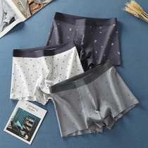 Teenage Underpants Male Developmental Students Young High School Students Traceless Boxer Pants Cotton Junior High School Students Boxer Pants Head