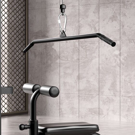 High Pull-Down Bar Shoulder Training Equipment Back Pull Bar Handle Home Fitness Equipment Exercise Rowing Pull-Up Bar