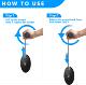 Double Rope Forearm Strength Trainer Forearm 0kg Stick Weight-Bearing Rope Arm Exercise Fitness Wrist Strength 0kg Roll