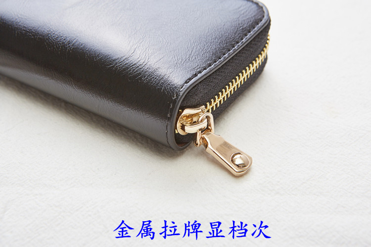 Túi đựng thẻ mini cầm tay Vị trí nhiều thẻ nam và nữ Gói thẻ khóa kéo nhỏ và đơn giản Vị trí thẻ 20 ví cầm tay nam
