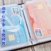 Túi da nhỏ Thẻ phụ nữ mini đơn giản siêu mỏng Chủ thẻ 20 vị trí thẻ kinh doanh gói thẻ chống từ