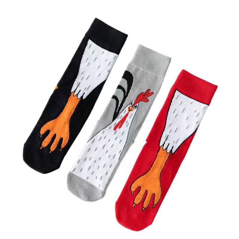 New Autumn and Winter Women's Socks, Animal Mid-Calf Socks, Men's Socks, Cute Trendy Socks, Funny Long Socks, Creative Chicken Claw Socks New Autumn and Winter Women's Socks, Animal Mid-Calf Socks, Men's Socks, Cute Trendy Socks, Funny Long Socks, Creative Chicken Claw Socks