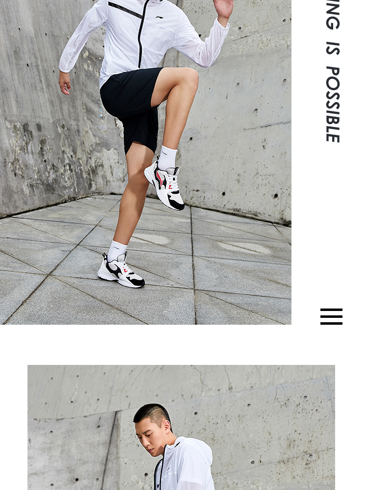 Giày chạy bộ Li Ning Giày nam 2019 mới giảm xóc giày chạy bộ giúp giày thể thao ARHP231 - Giày chạy bộ giày đi bộ nam