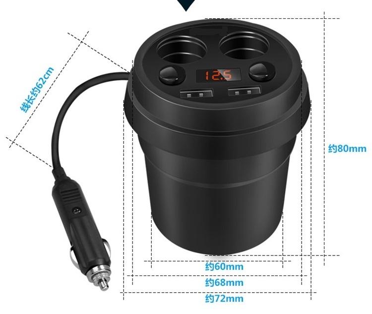 Trang sức nội thất ô tô Buick Yinglang XT Regal GS Excelle Yinglang GT sạc điện thoại xe hơi kép sạc USB xe hơi - Phụ kiện điện thoại trong ô tô giá đỡ điện thoại xe hơi