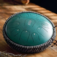 Титановая золотая сталь 11 звук павлин/верхняя рама Drimp