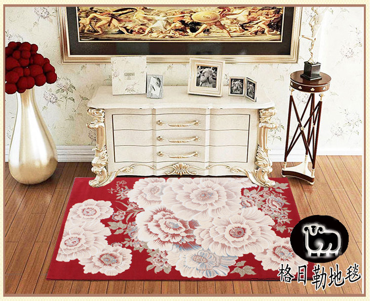 Mongolian Raw Pure Wool Weave Wedding Wedding Decoration Bedroom Bedside Floating Window Corridor Living Room Book Room Simple Rug