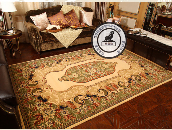 Direct selling Mongolian pure wool three-dimensional pattern living room bedroom study meeting room dining room bay window floor mat
