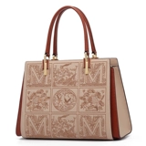 Вместительная и большая сумка через плечо, из натуральной кожи, подарок на день рождения