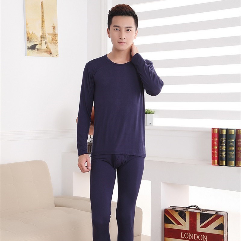 Mens đồ lót nhiệt bộ mens mỏng quần mùa thu mùa thu và mùa đông Mordaywear mặc kín màu rắn đáy đang lớn.