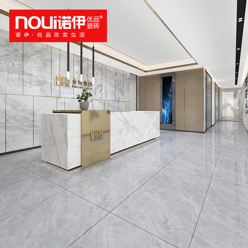Large-board through body marble tile floor tiles 750x1500 Living room anti-slip and abrasion resistant floor brick TV background wall