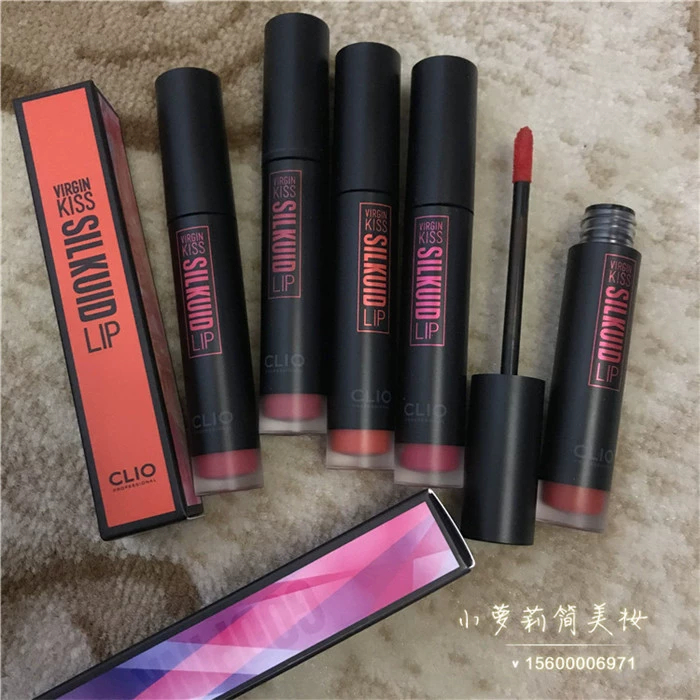 Nội 118 Hàn Quốc Cô gái Clio hôn trinh nữ hôn môi mờ môi bóng mờ môi bóng son bóng - Son bóng / Liquid Rouge