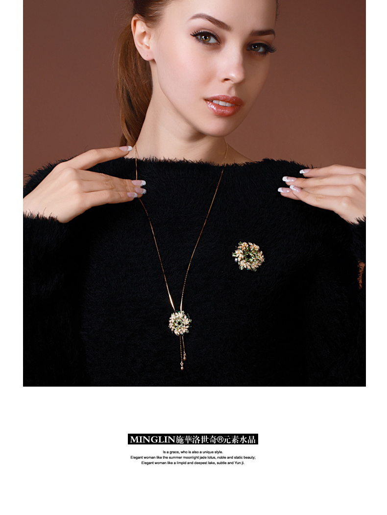 Broche femme en cristal autrichien - Ref 1187758 Image 12