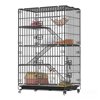 Cat Cage for Home Use, Indoor Cat Villa, Encrypted Folding Model, Large Double-Layer, Three-Layer, Four-Layer Cat House, Pet Cage