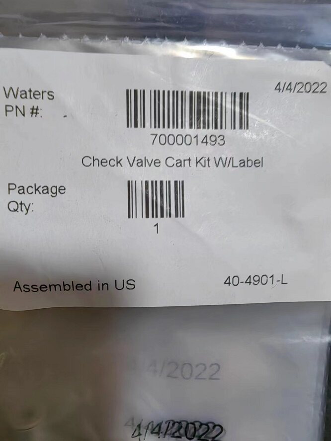 waters 2525 2545制备液相单向阀阀芯700001493 沃特世4个装