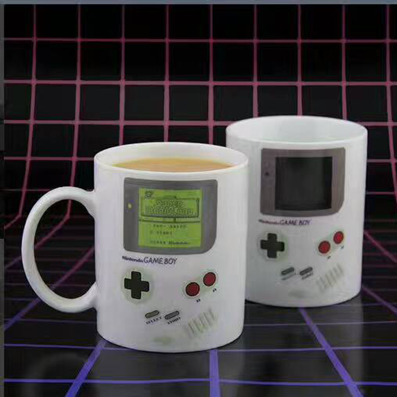 Foreign trade Game Boy Mug OVER new retro Nintendo console discoloration cup mark cup delivery