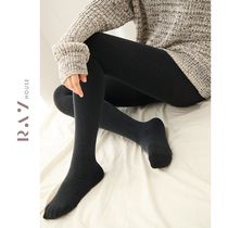RAYHOUSE autumn and winter thick leggings pantyhose women tidal gray socks stockings