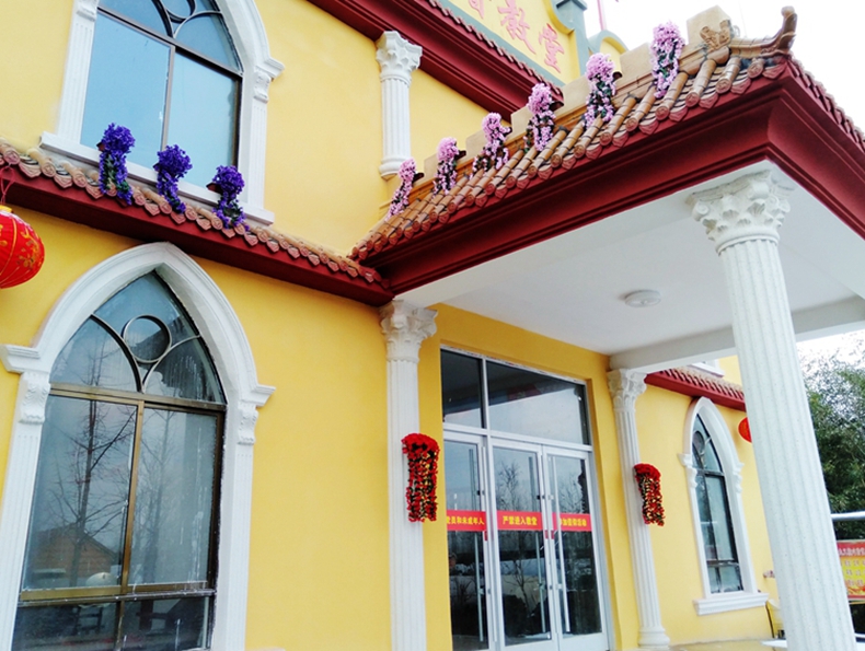 Mô phỏng Violet Lan Vine Vine Bán buôn đám cưới 绢花 假 Hoa nhựa treo tường Ban công phòng khách Bó hoa trang trí ngoại thất - Hoa nhân tạo / Cây / Trái cây bình hoa giả trang trí phòng khách