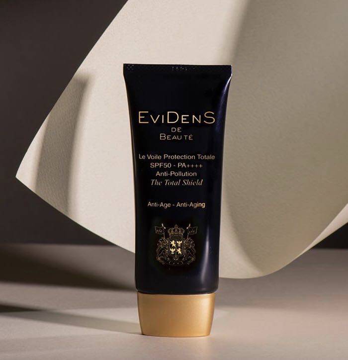 EviDenS Ifidan triple collagen isolation sunscreen SPF50 skin nourishing anti-aging moisturizing light 50ml