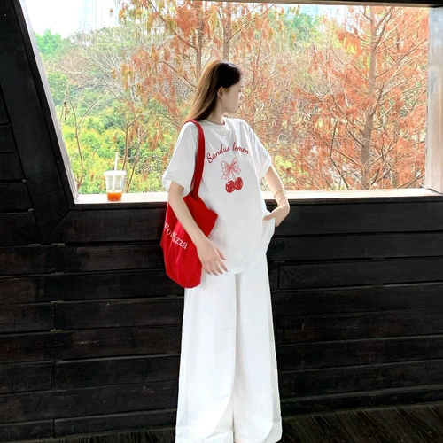 Белая хлопковая сексуальная футболка, оверсайз